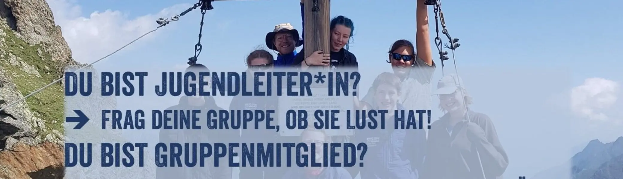 Werbegrafik für das AlpinCamp 2025 am Sustenpass mit Infos für Jugendgruppen ab 14 Jahren. | © JDAV NRW