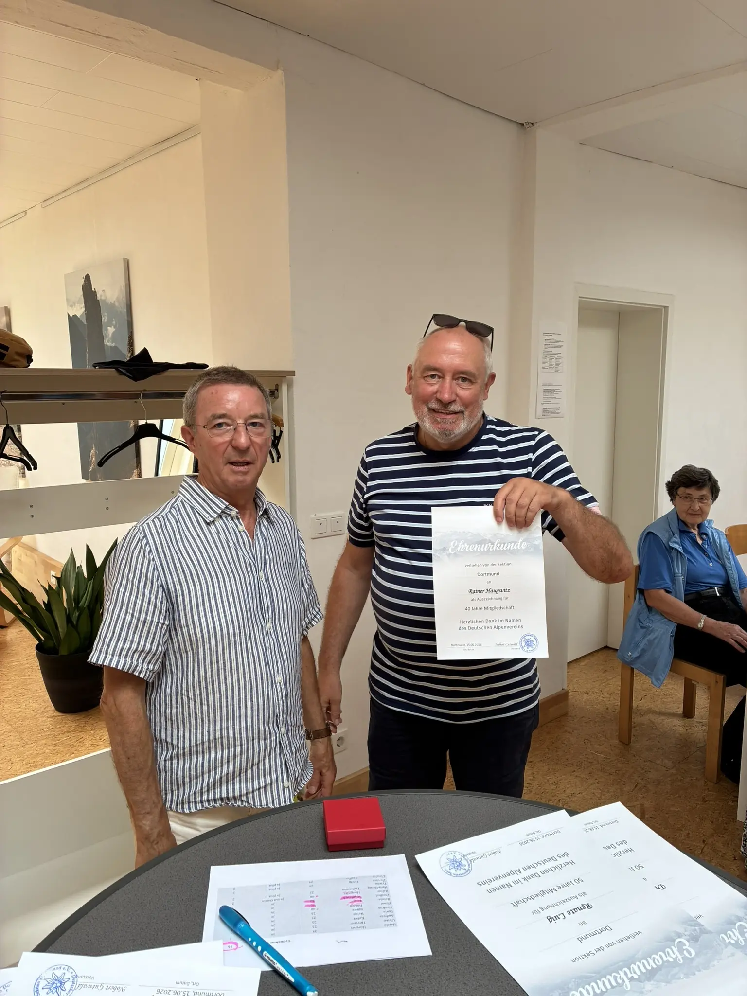 Mitglieder der DAV-Sektion Dortmund bei der Jubilarfeier 2026 | © DAV Dortmund
