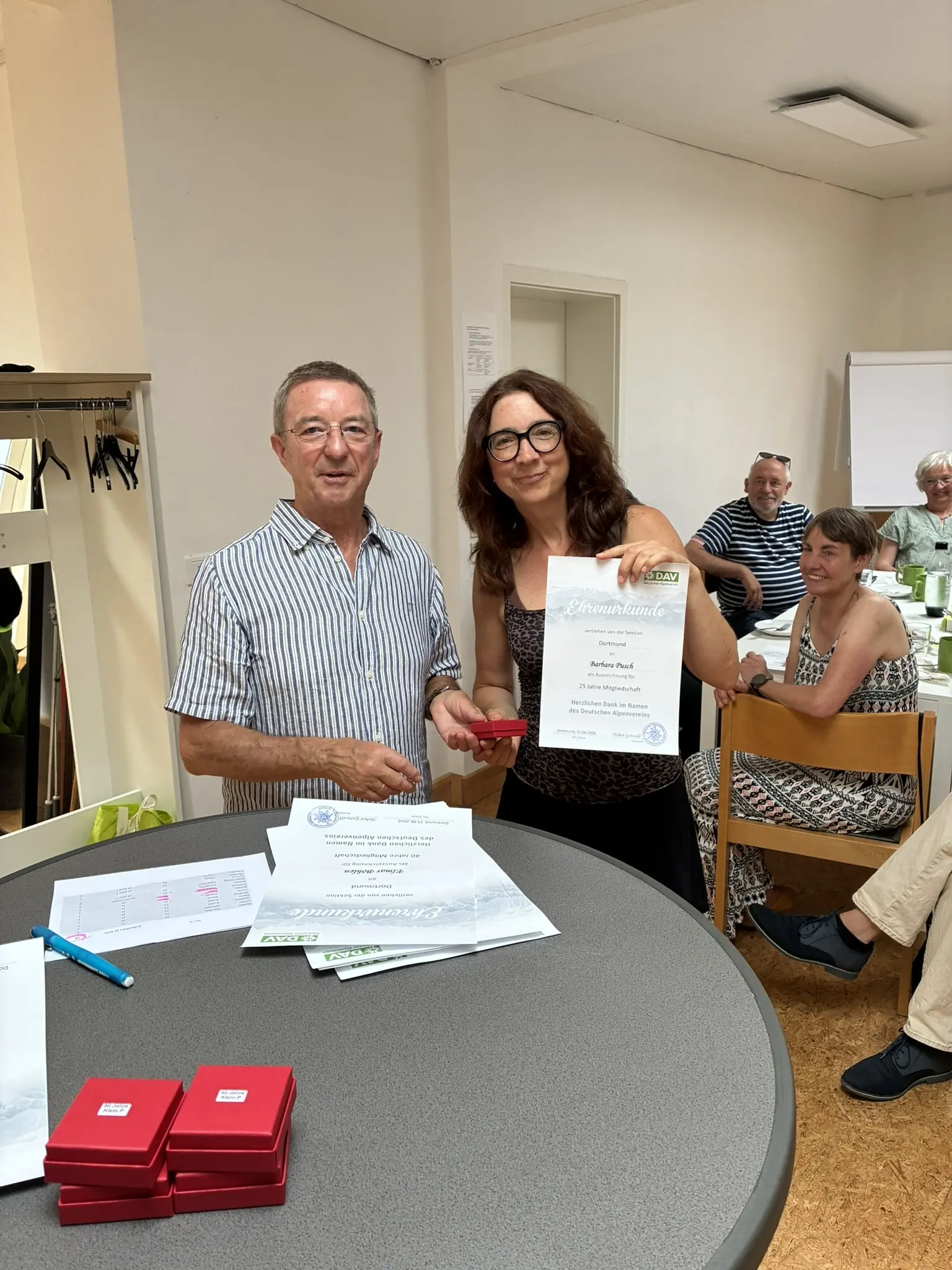 Mitglieder der DAV-Sektion Dortmund bei der Jubilarfeier 2026 | © DAV Dortmund