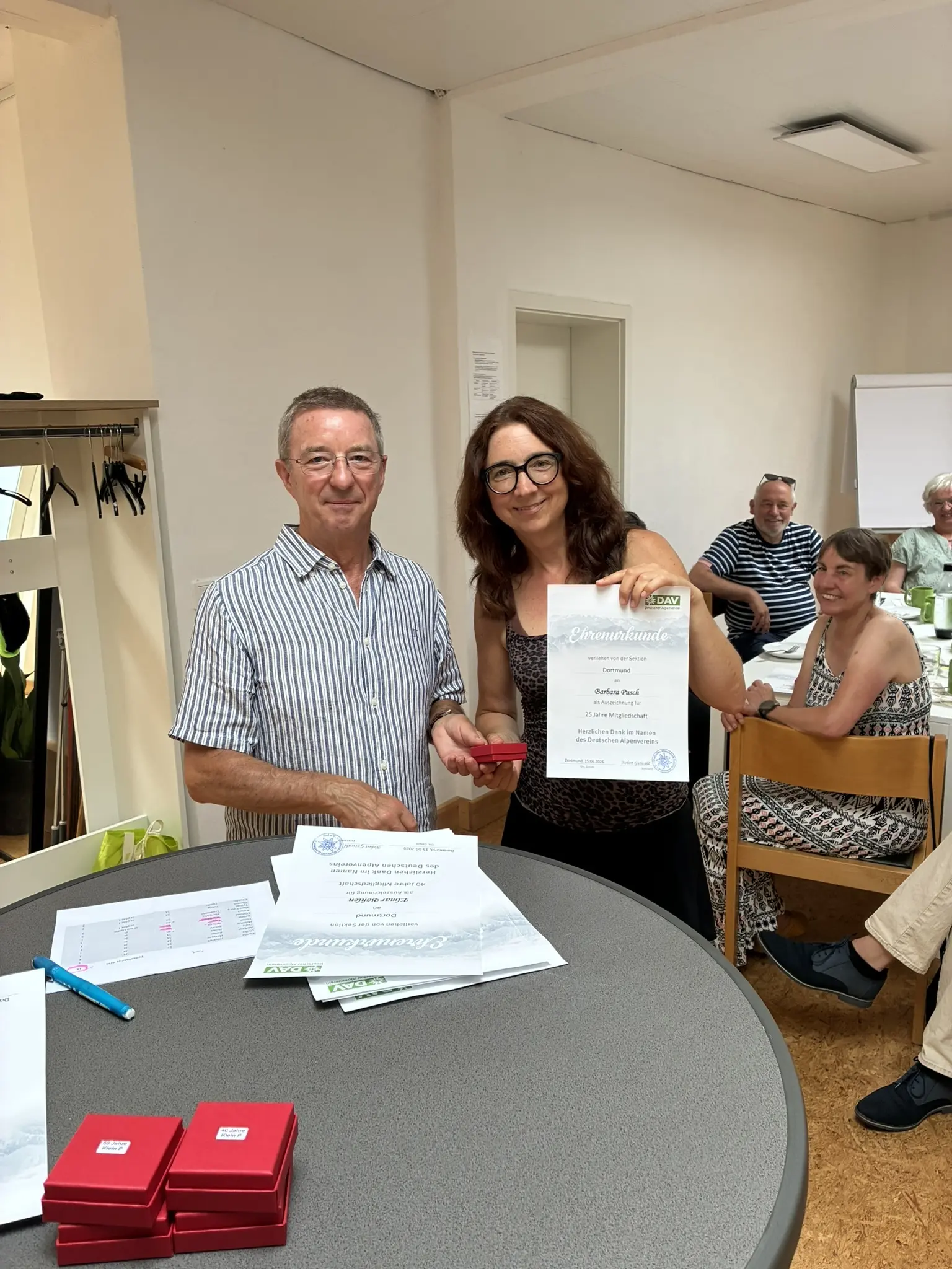 Mitglieder der DAV-Sektion Dortmund bei der Jubilarfeier 2026 | © DAV Dortmund