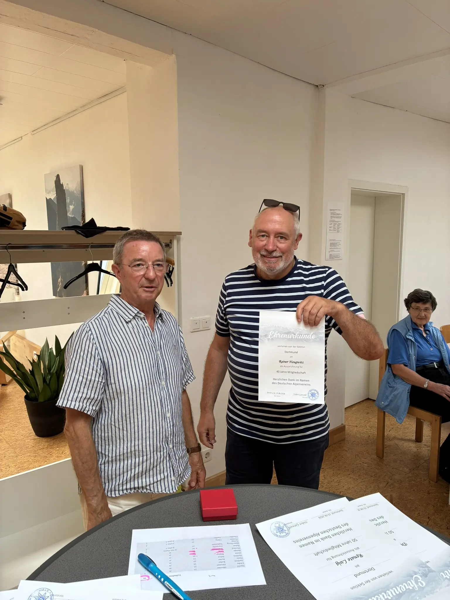 Mitglieder der DAV-Sektion Dortmund bei der Jubilarfeier 2026 | © DAV Dortmund
