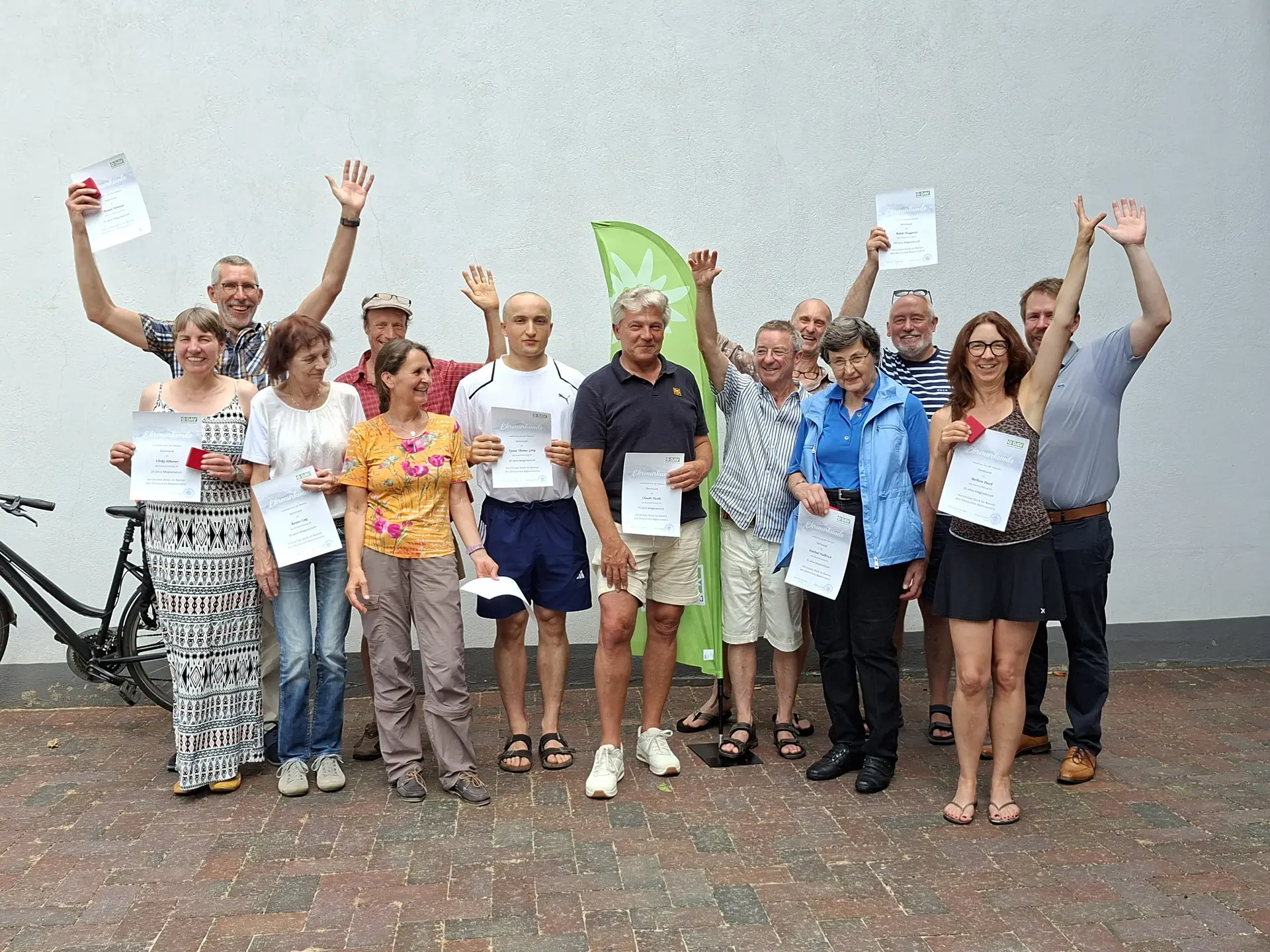Mitglieder der DAV-Sektion Dortmund bei der Jubilarfeier 2026 | © DAV Dortmund