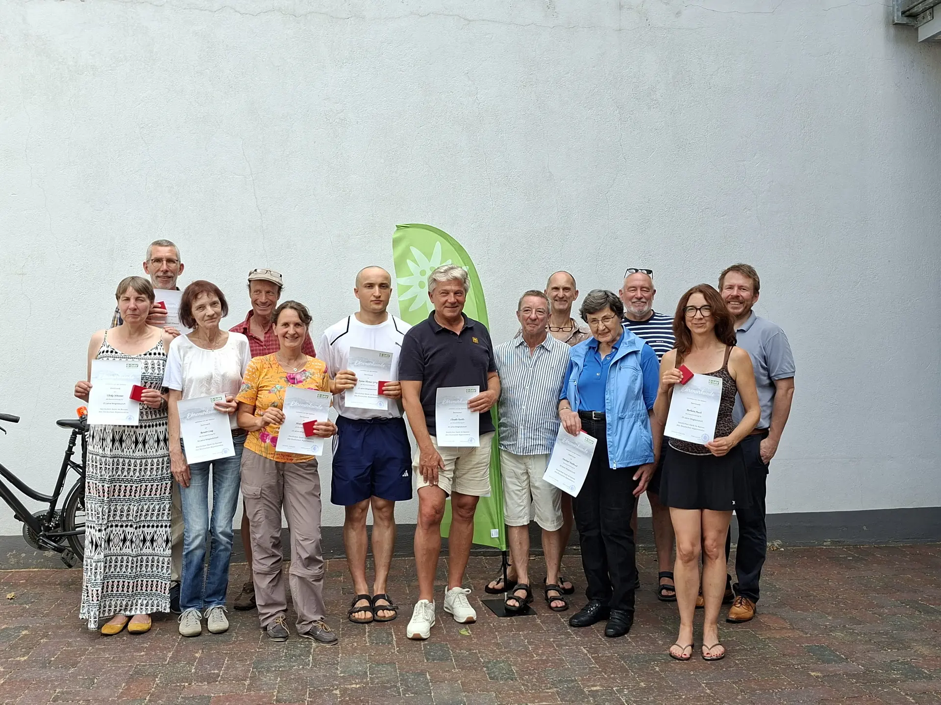 Mitglieder der DAV-Sektion Dortmund bei der Jubilarfeier 2026 | © DAV Dortmund