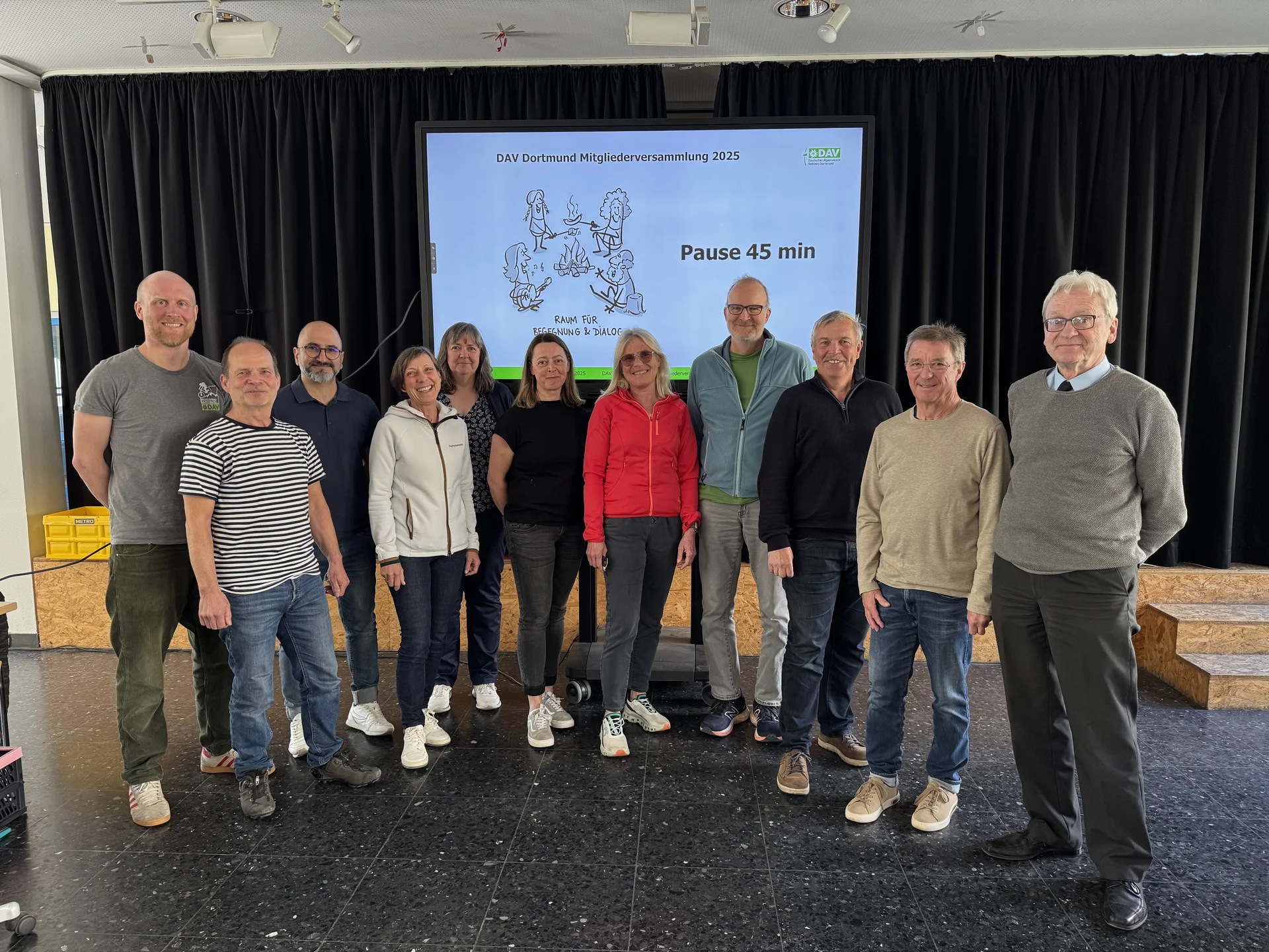 Die Neue Leiter und referenten als Gruppenbild | © DAV Dortmund