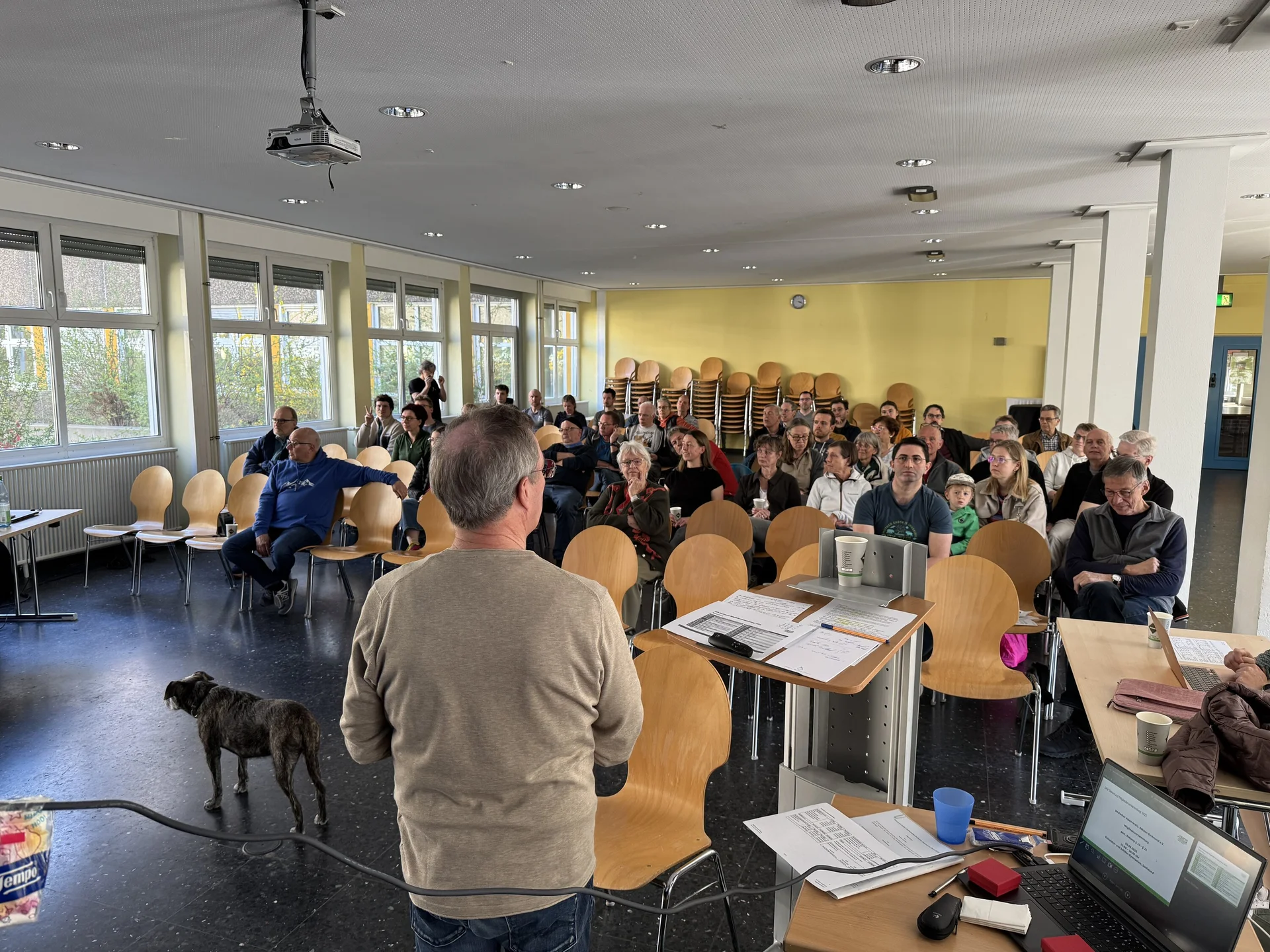 Erröfnung der Versammlung Mit Norbert Gutwald | © DAV Dortmund