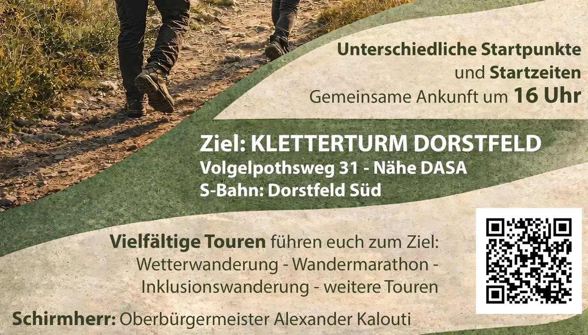 Plakat Ausschnitt Wanderevent | © DAV Dortmund