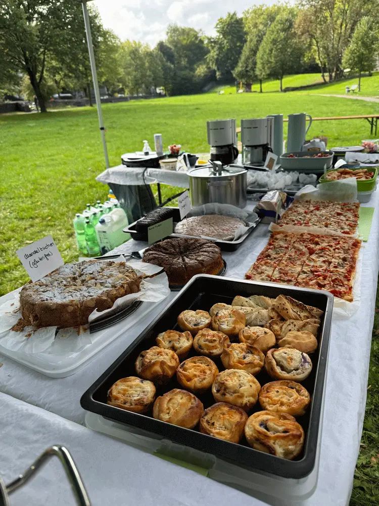 Kuchenbuffet beim Kletterturmfest | © DAV Dortmund