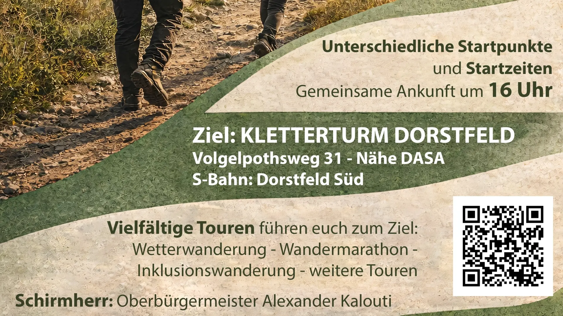 Plakat Ausschnitt Wanderevent | © DAV Dortmund