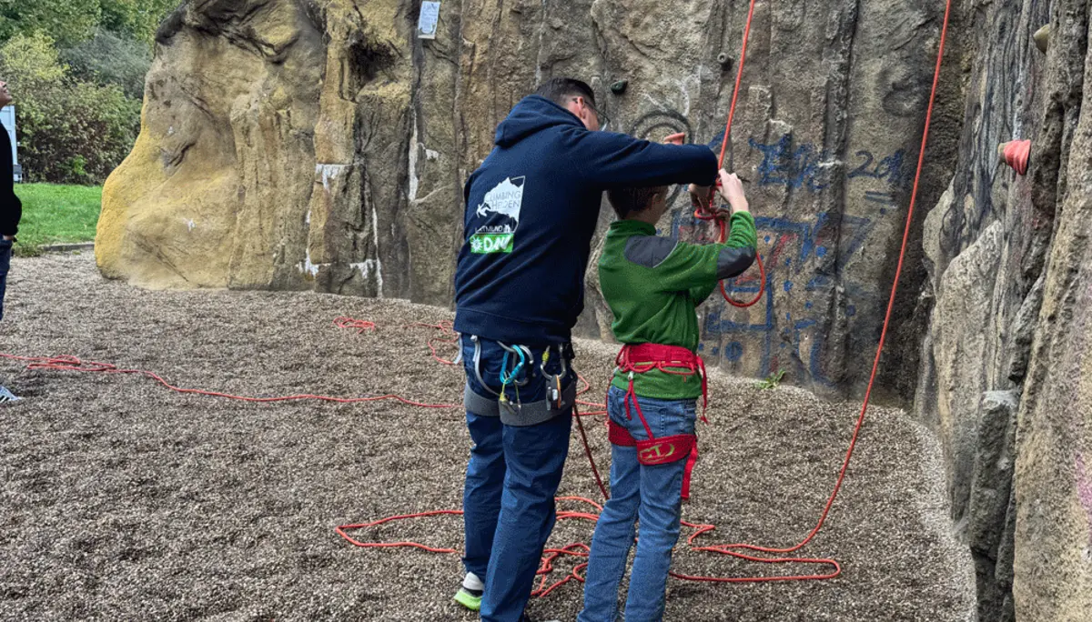 Klettertraining für Kinder | © DAV Dortmund