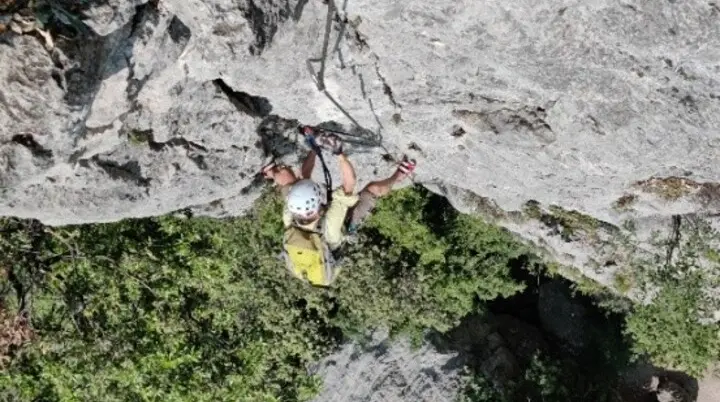 Kletterer von oben | © DAV Dortmund