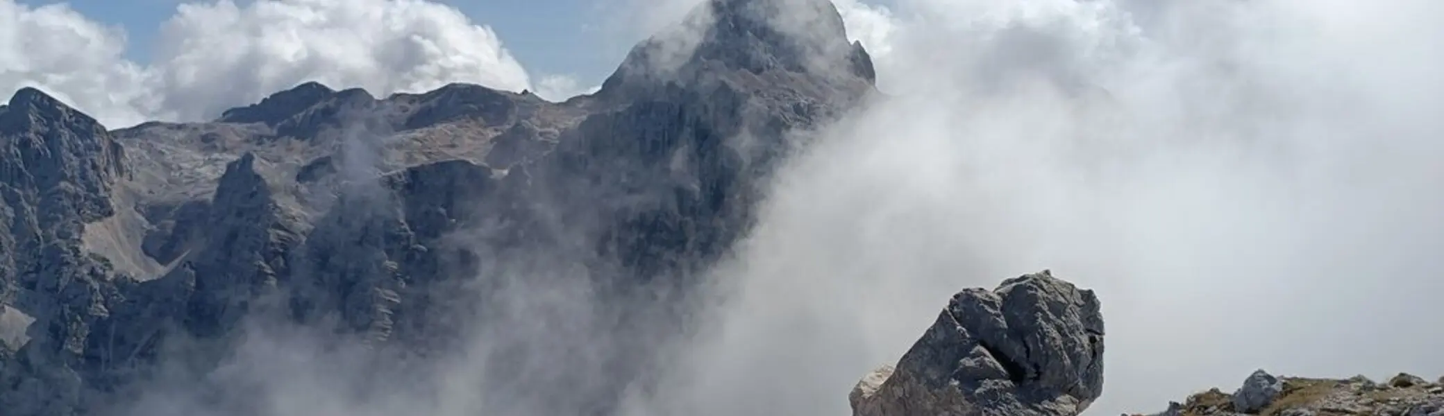 Berge mit Nebel | © DAV Dortmund
