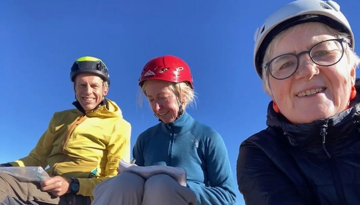 3 Personen mit Helm | © DAV Dortmund