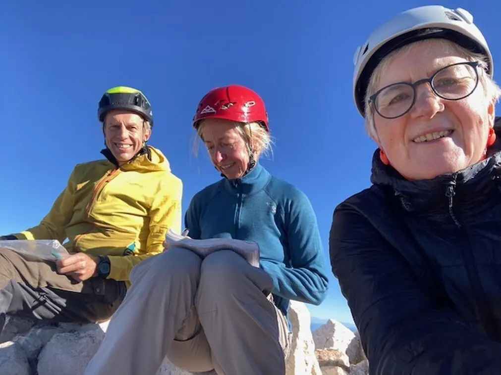 3 Personen mit Helm | © DAV Dortmund