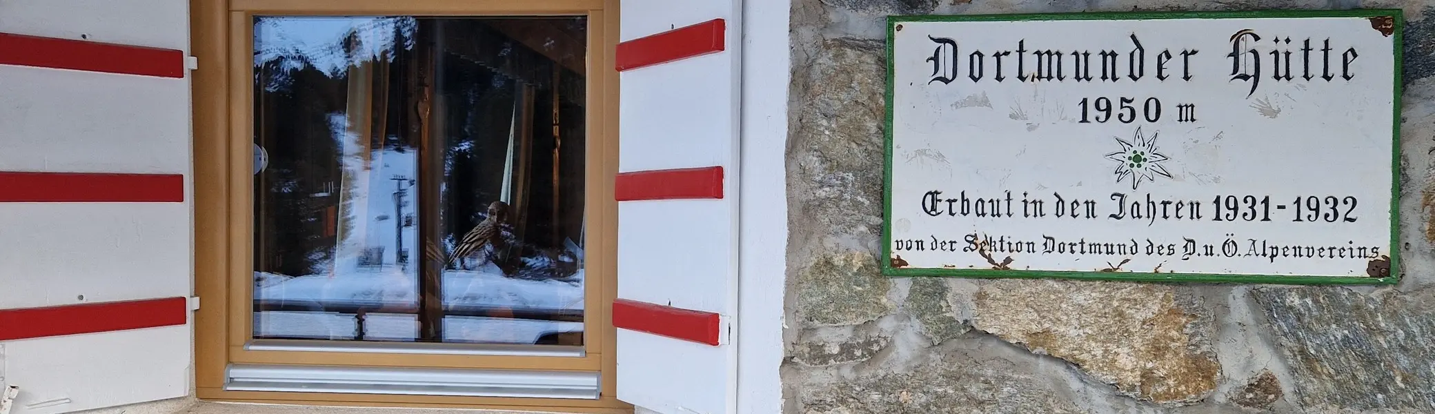 Historisches Schild Dortmunder Hütte | © Dietmar Fischer